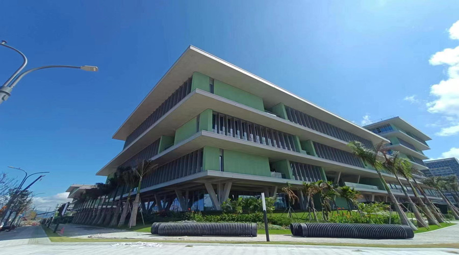 海南大學研究院--飾紀上品GRC幕墻肌理板項目