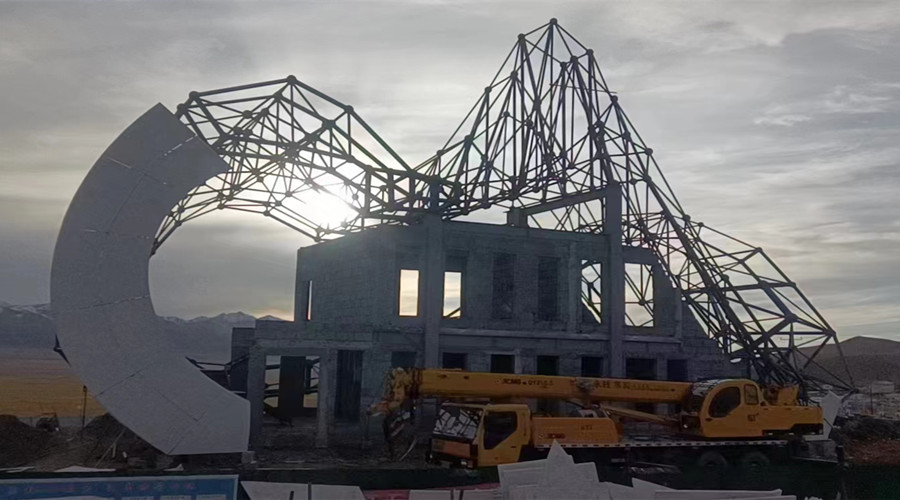 GRC構件安裝中 GRC構件安裝中