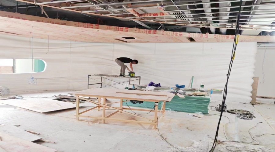 湖南長(zhǎng)沙會(huì)所GRG波浪板背景墻工程案例 湖南長(zhǎng)沙會(huì)所GRG波浪板背景墻工程案例