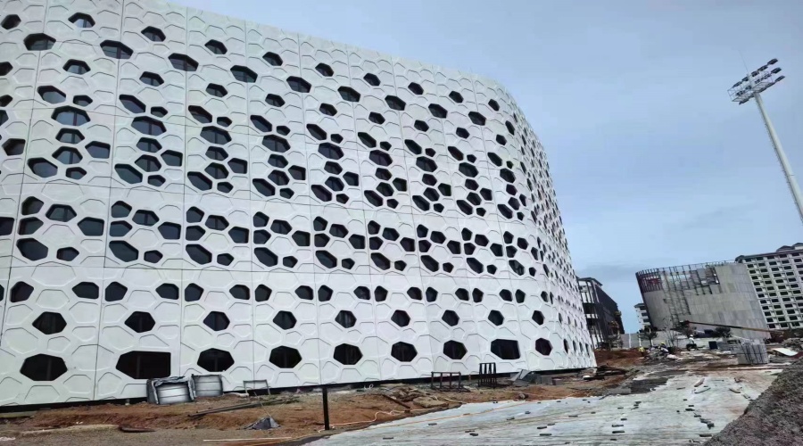 海南新體育中心UHPC幕墻板項目 海南新體育中心UHPC幕墻板項目