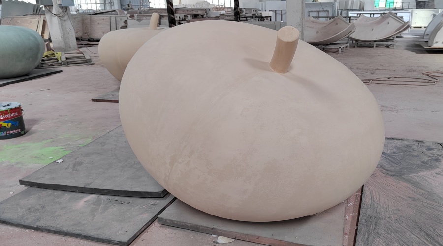 北京昌平GRC蘋果車檔隔離墩工程 北京昌平GRC蘋果車檔隔離墩工程