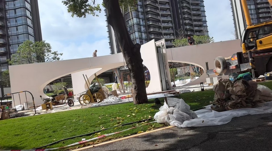 廣州南天名苑UHPC構件雕塑工程案例 廣州南天名苑UHPC構件雕塑工程案例