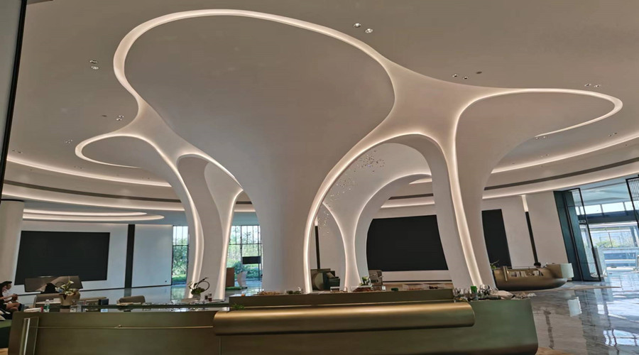 GRG柱子裝飾效果 GRG柱子裝飾效果