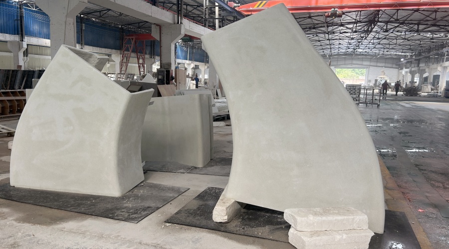 廣州海珠區琶洲展館GRC坐凳的工程案例 廣州海珠區琶洲展館GRC坐凳的工程案例